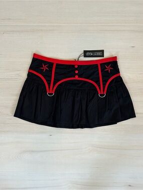 new with tags current mood rockabilly mini skirt